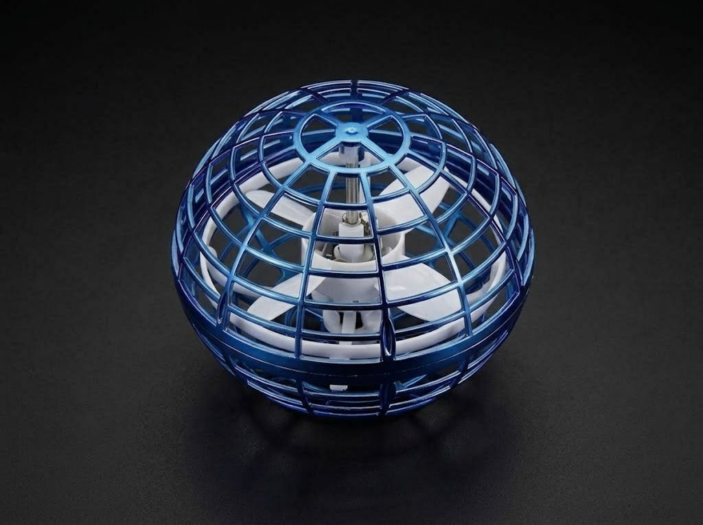 Órbita · Bola voladora azul